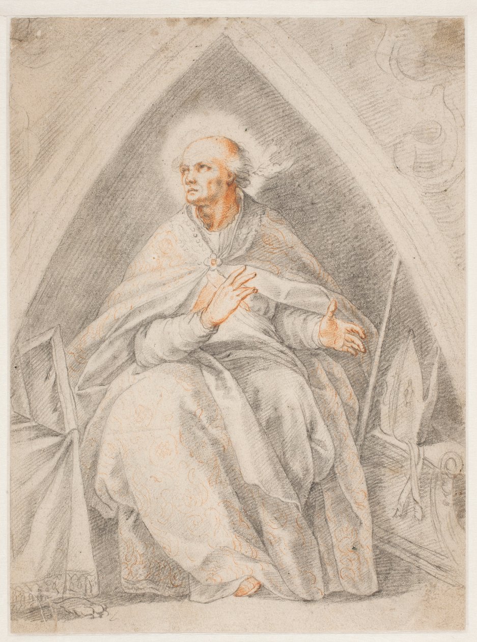 Szent Gergely ül alkotó: after Cavalier d