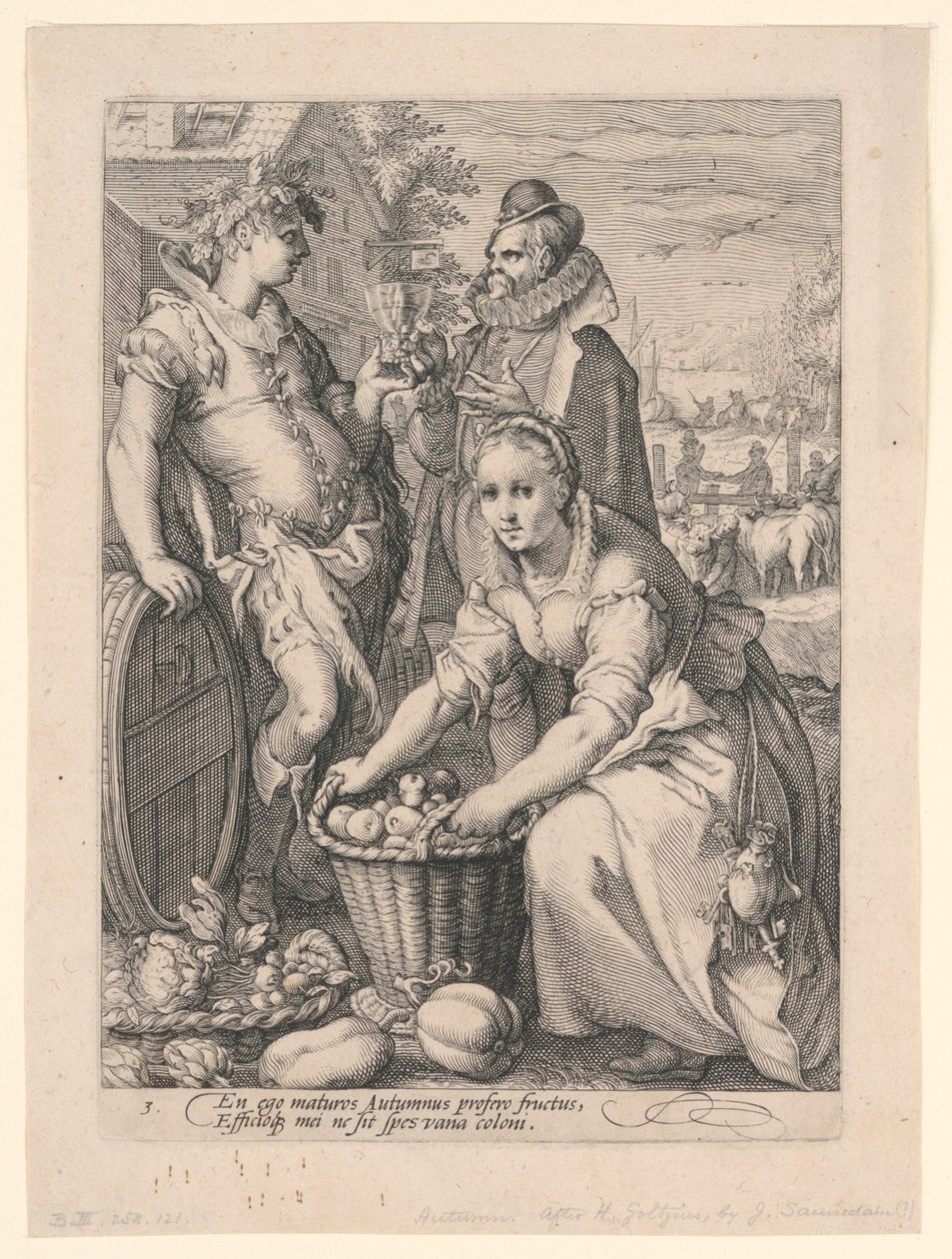 Négy évszak (ősz) alkotó: after Hendrik Goltzius