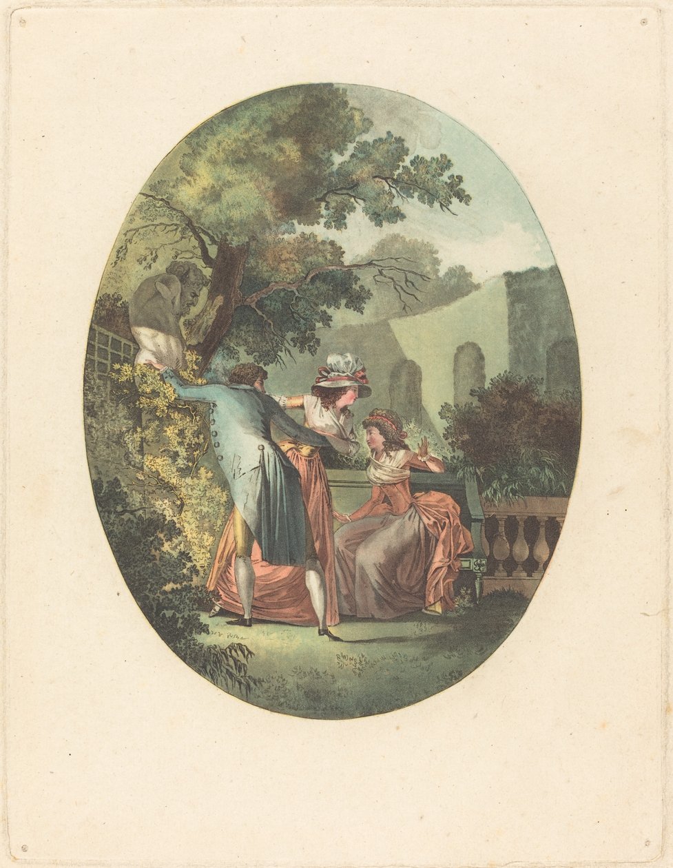 La statue du dieu Pan (Pán Isten szobra) alkotó: after Henri Nicolas van Gorp