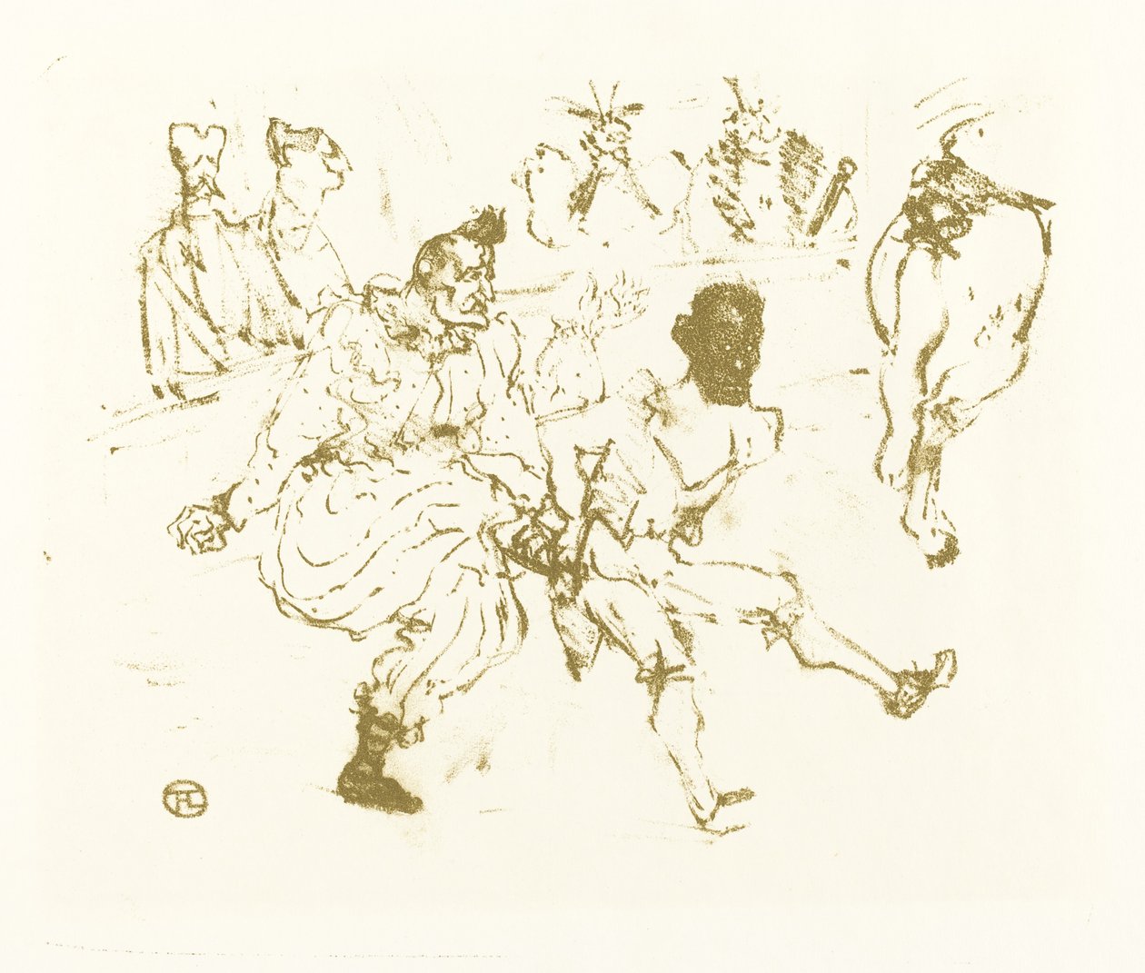 Footit és csokoládé (Footit et Chocolat) alkotó: after Henri de Toulouse Lautrec