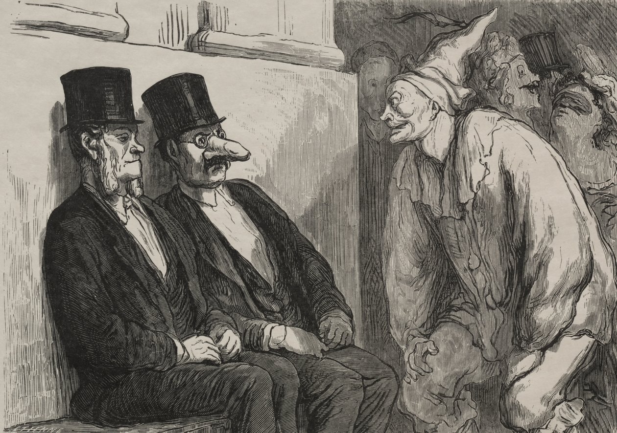 Az operabálon: túl jól szórakozol alkotó: after Honoré Daumier