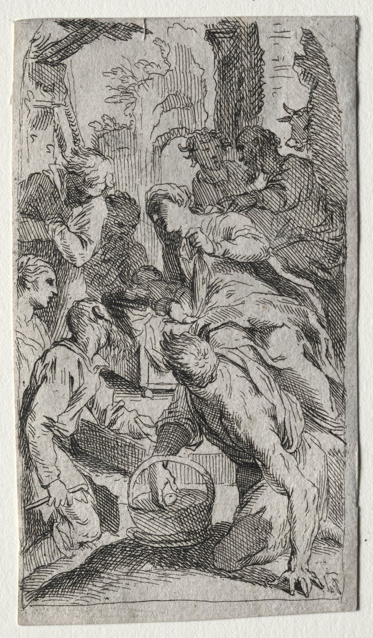 A Születés alkotó: after Jacopo Palma il Giovane