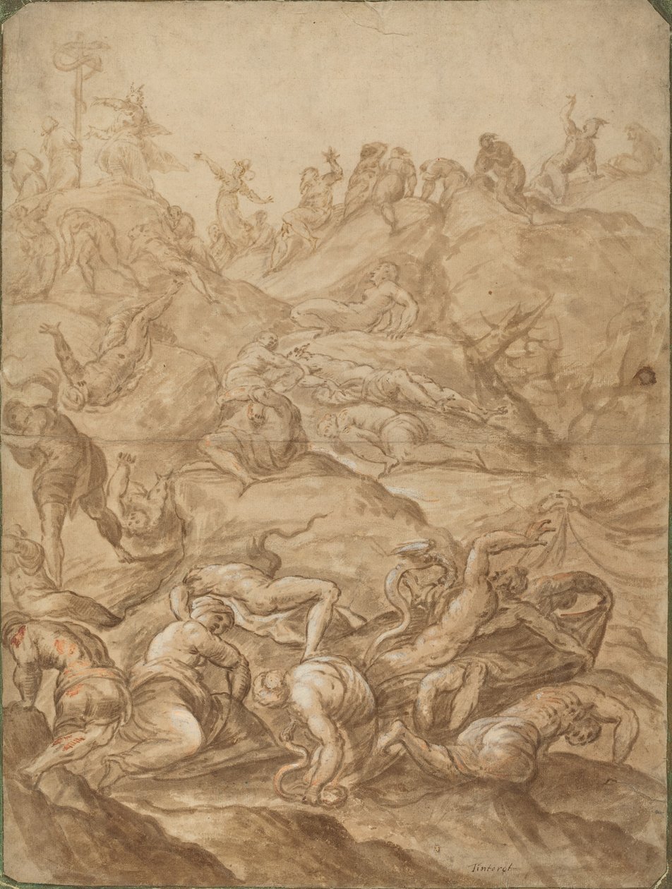 A pimasz kígyó alkotó: after Jacopo Tintoretto