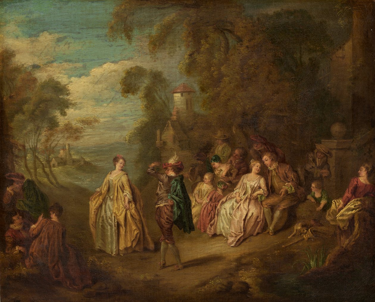 Kerti parti alkotó: after Jean Baptiste Joseph Pater