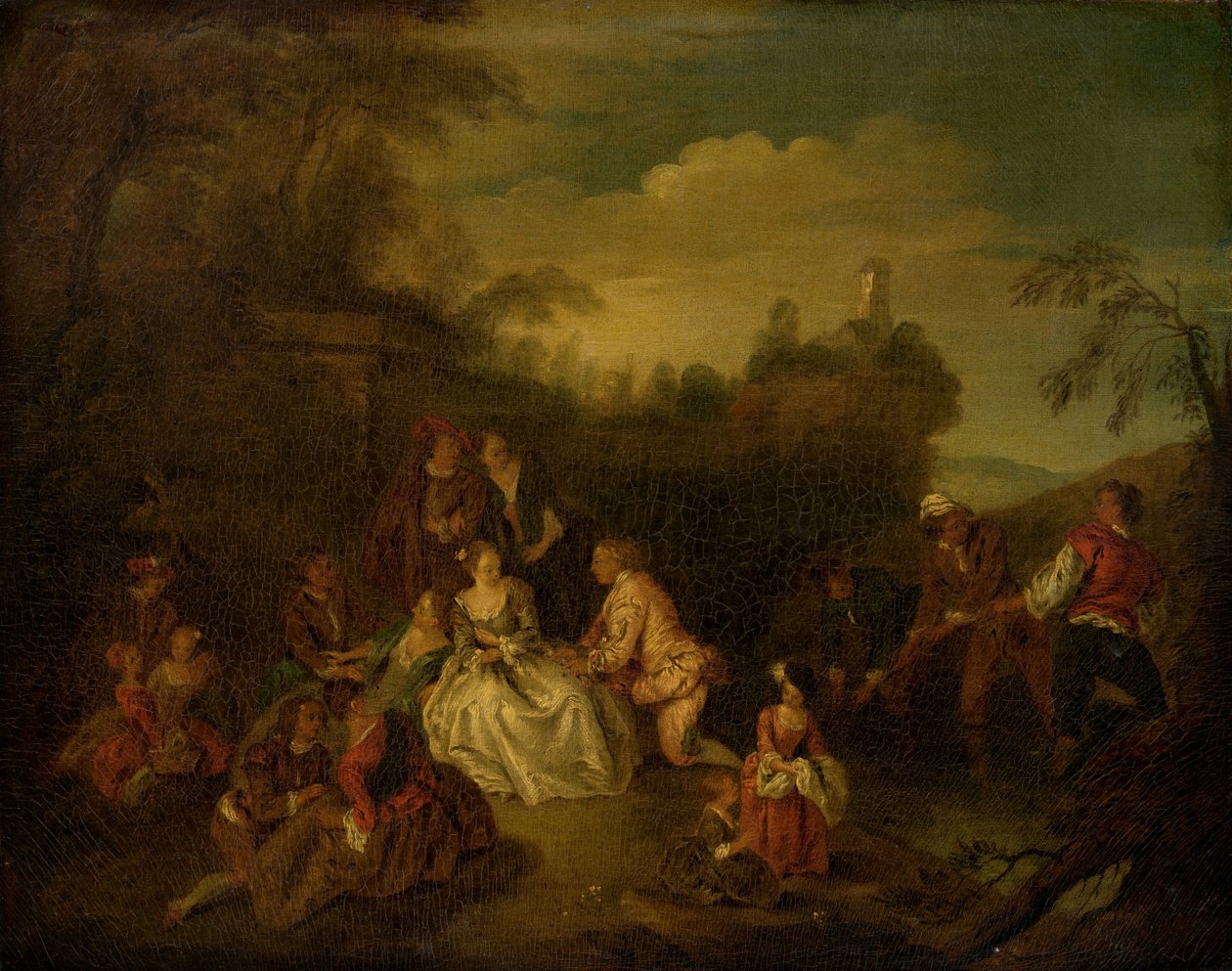 A halászok ajándéka alkotó: after Jean Baptiste Joseph Pater