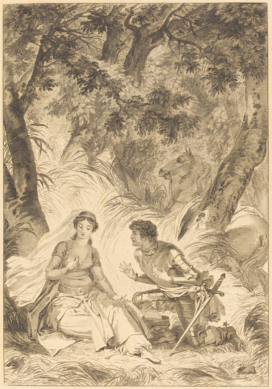 Garbe királyának menyasszonya: A lovag alkotó: after Jean Honoré Fragonard