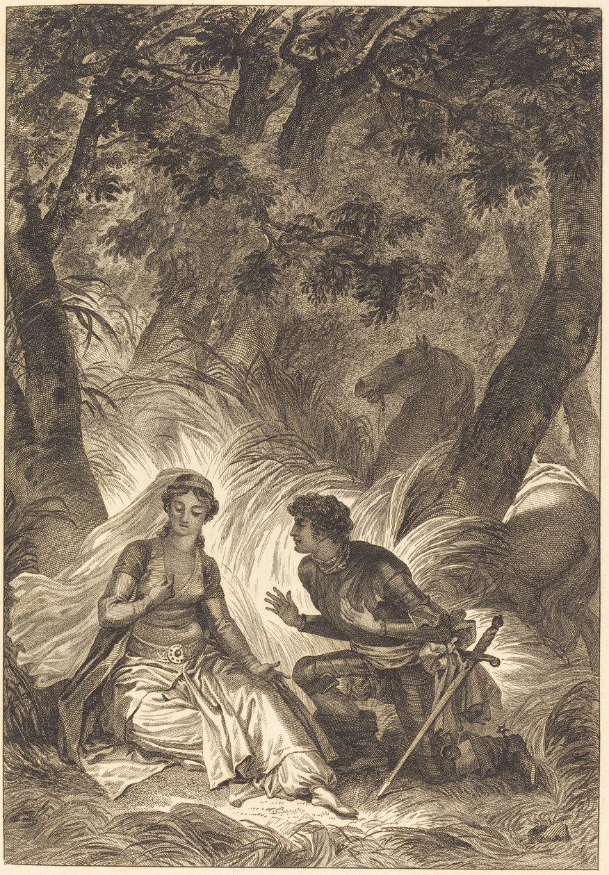 Garbe királyának menyasszonya: A lovag alkotó: after Jean Honoré Fragonard