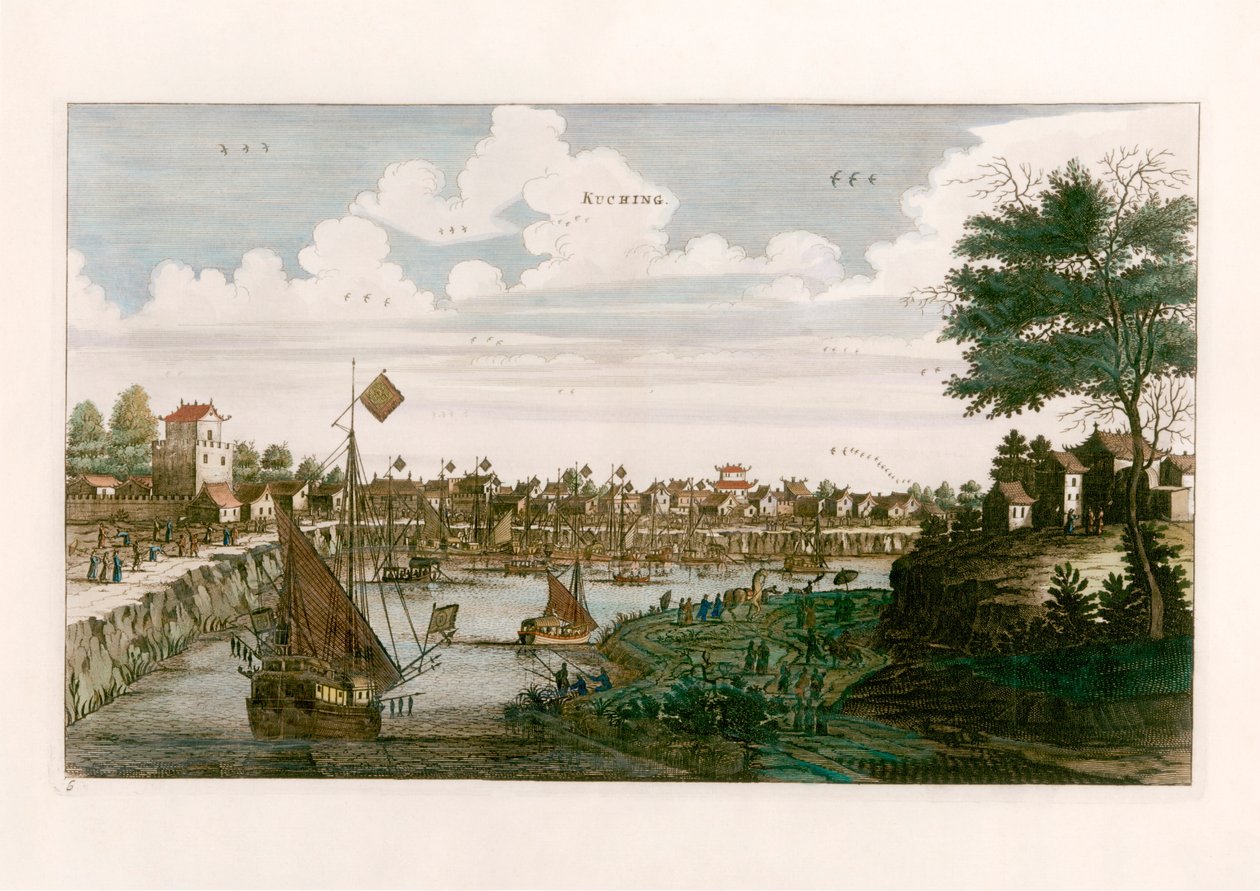 Kuching alkotó: after Johannes Nieuhof