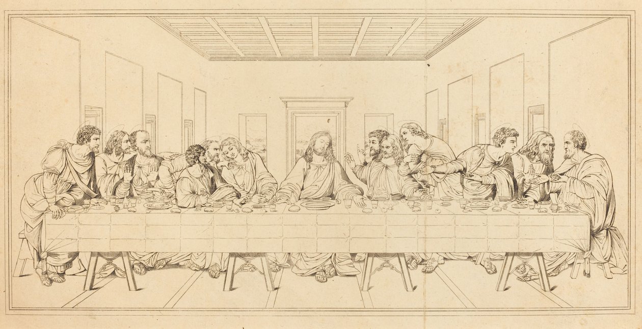 Az utolsó vacsora alkotó: after Leonardo da Vinci