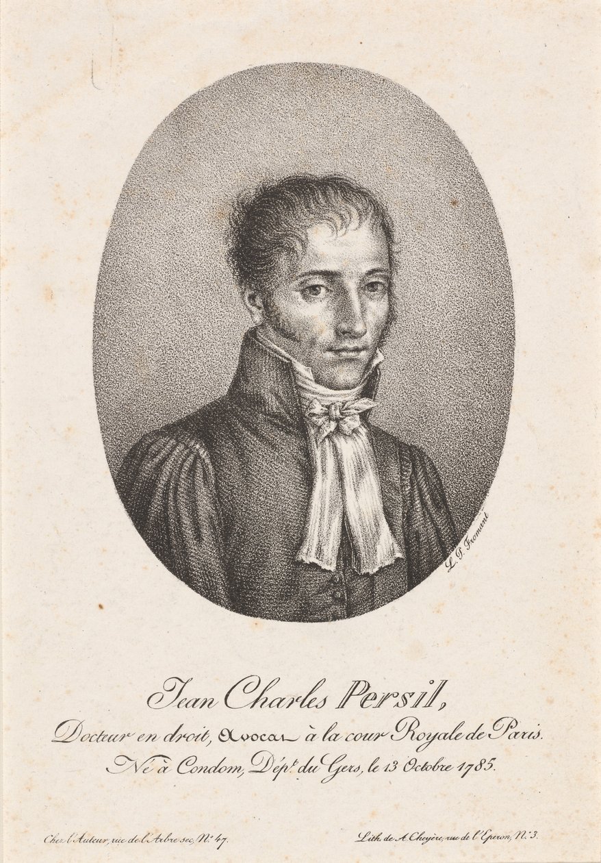 Jean-Charles Persil alkotó: after Louis Pierre Froment after Honoré Daumier