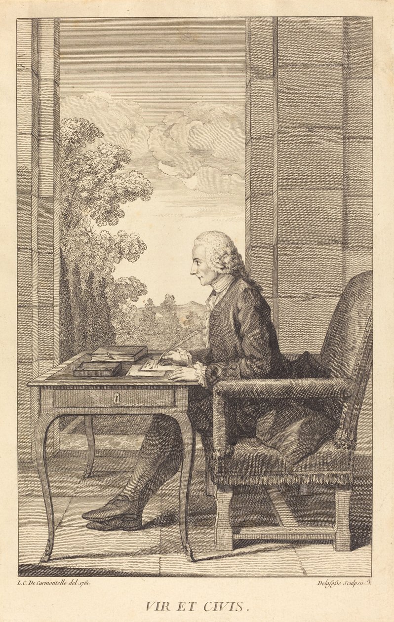 M. Lambert alkotó: after Louis de Carrogis Jean Baptiste Delafosse called Carmontelle