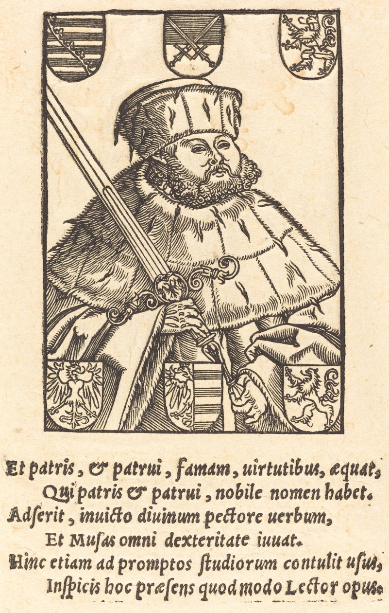 Nagyképű John Frederic, választói köntösben [balra] alkotó: after Lucas Cranach the Younger
