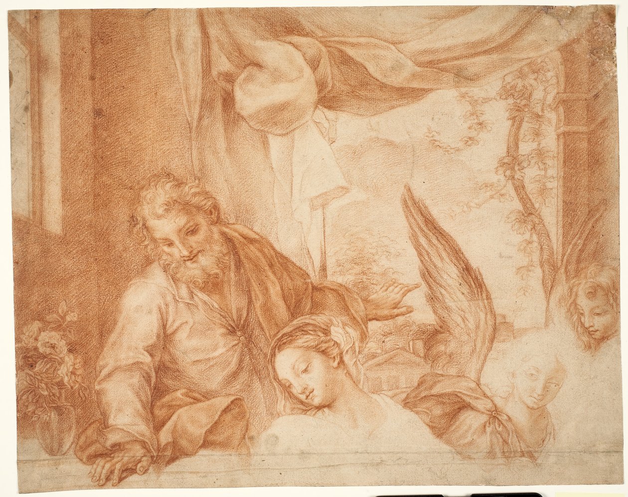 A Szent Család alkotó: after Niccolò Berrettoni