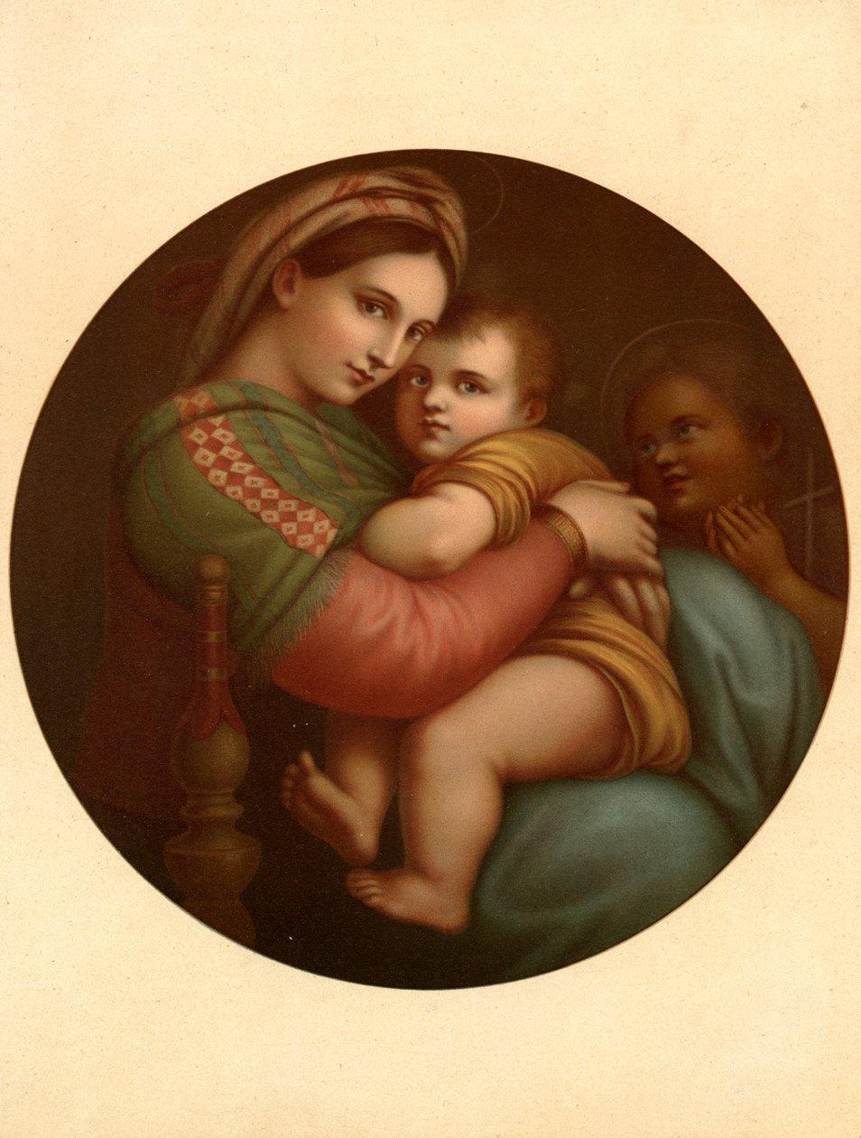 Szék Madonna alkotó: after Raphael