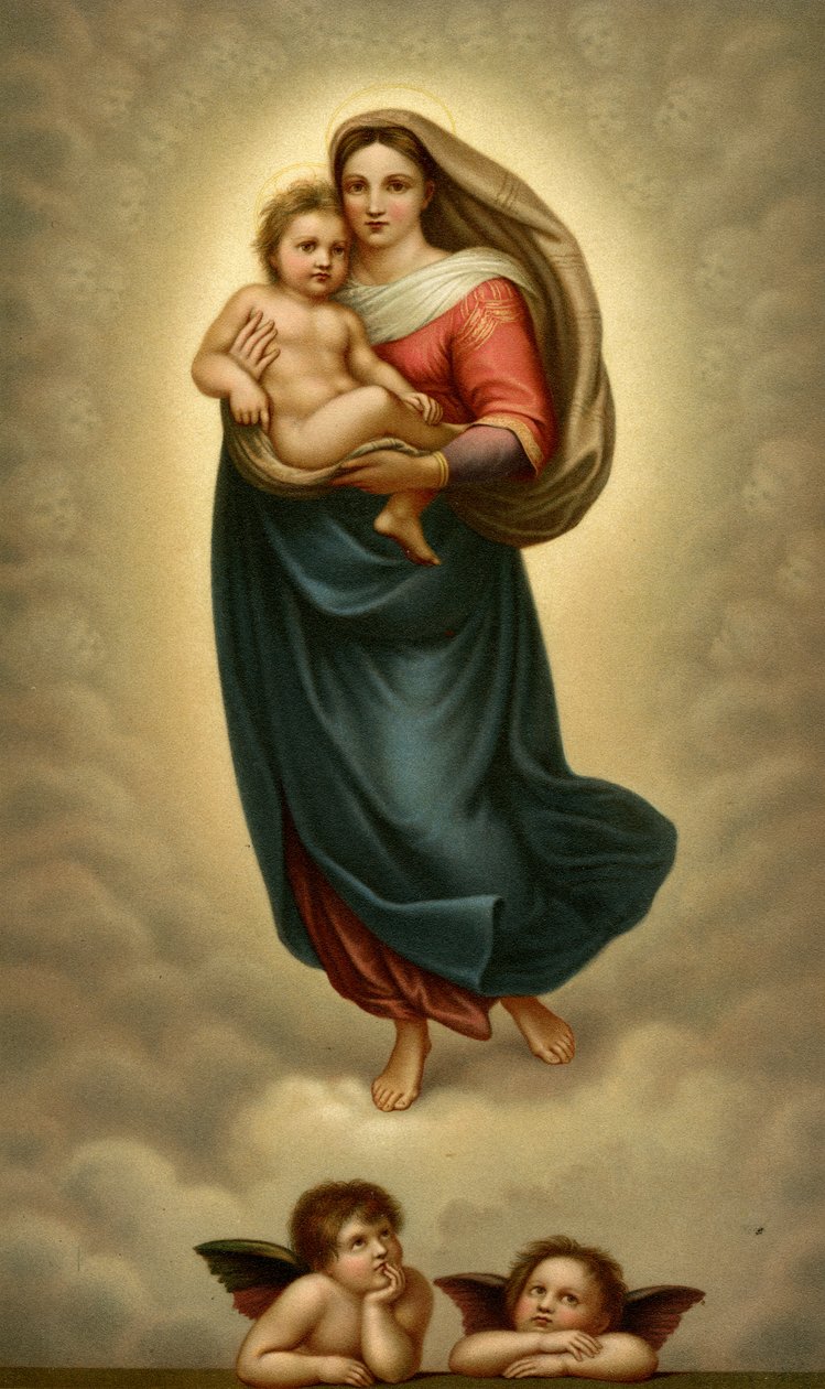 Madonna San Sista, Sistine Madonna alkotó: after Raphael