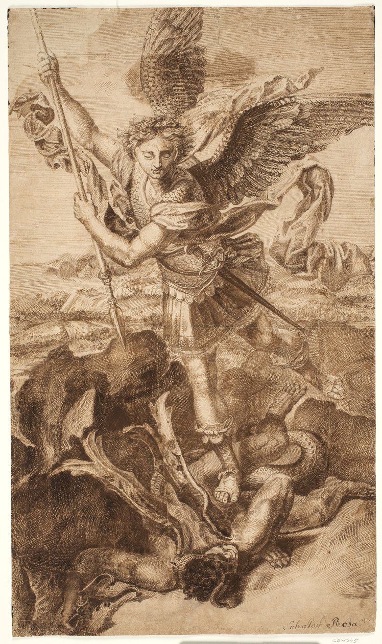 Szent Mihály alkotó: after Raphael