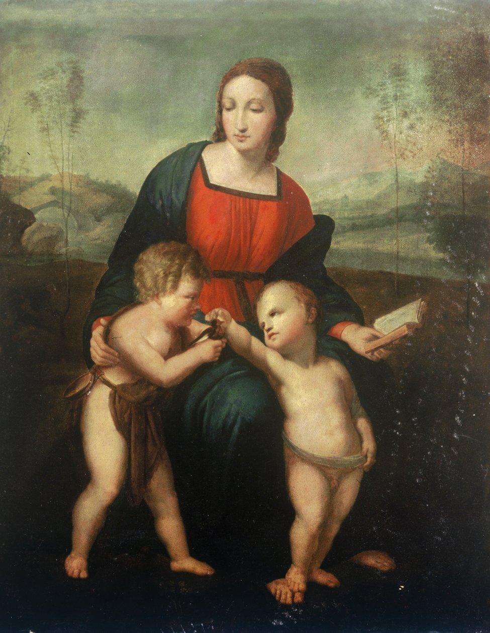 Az Aranypinty Madonnája alkotó: after Raphael