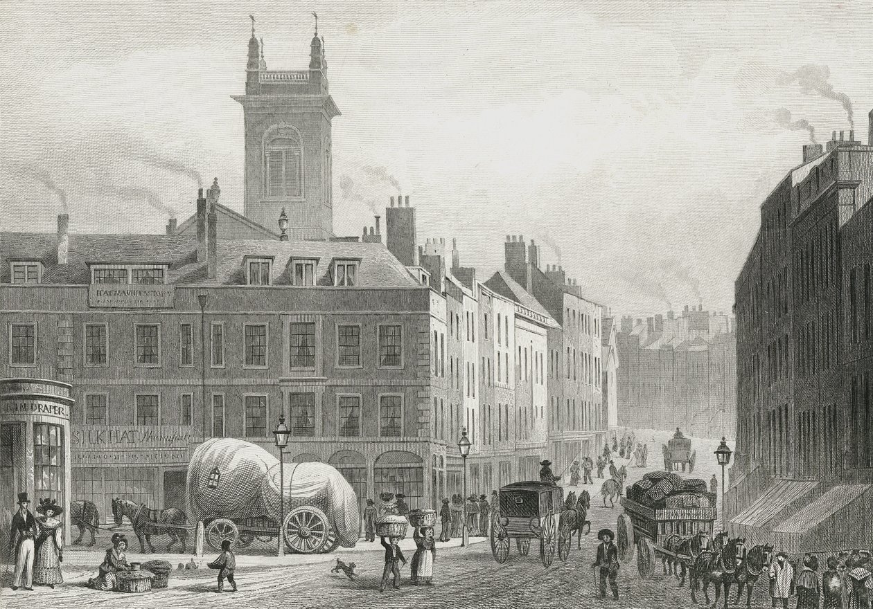 Holborn híd, 1831 alkotó: Thomas Hosmer after Shepherd