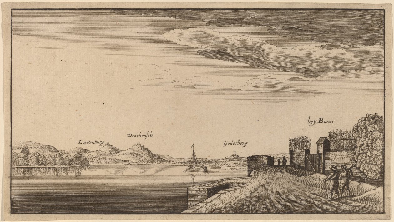 Lewenberg kilátása alkotó: after Wenceslaus Hollar