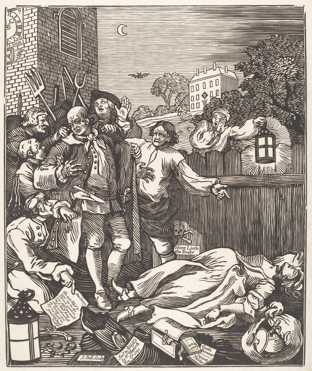 Kegyetlenség a tökéletességben alkotó: after William Hogarth John Bell
