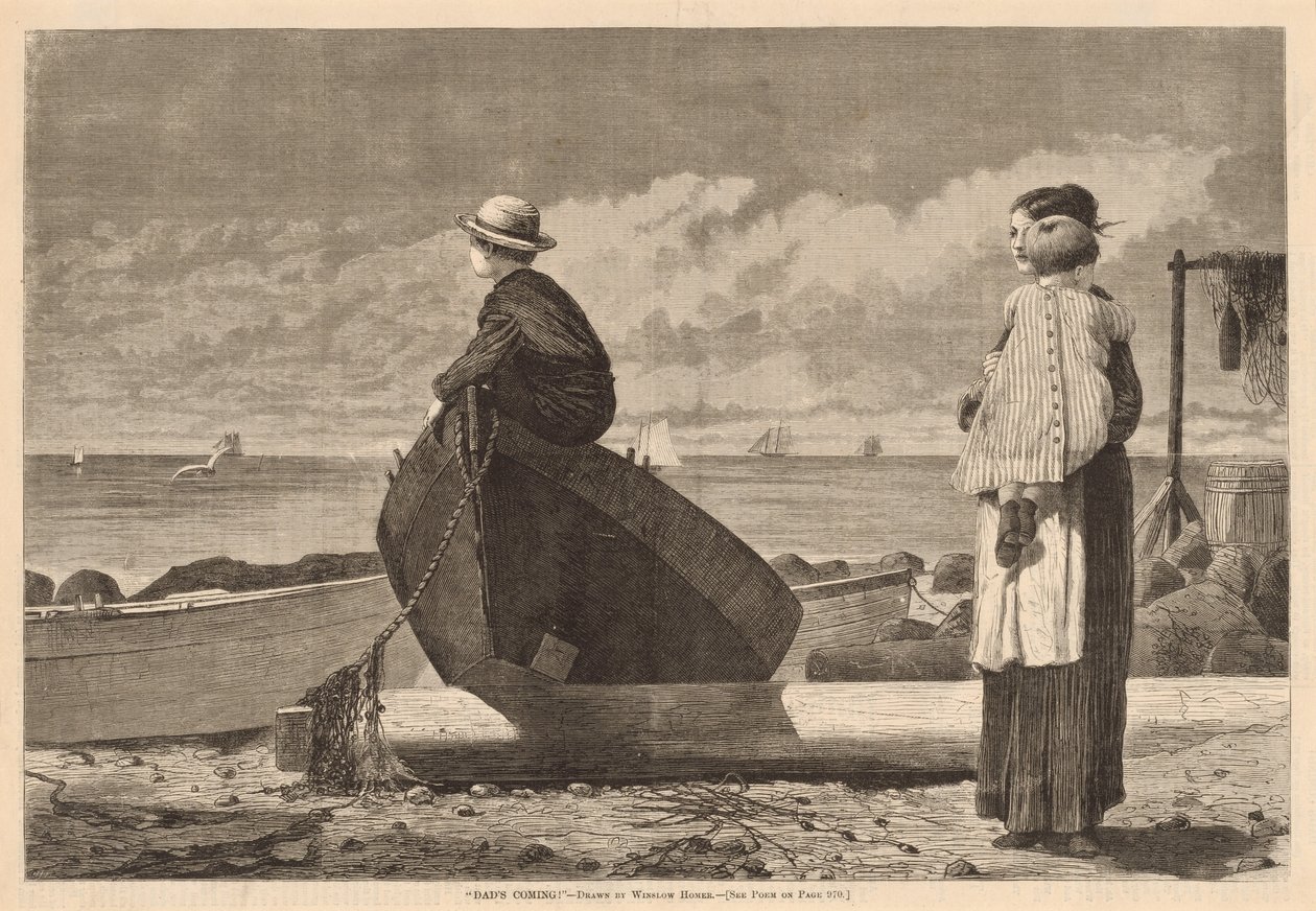 – Apa jön! alkotó: after Winslow Homer