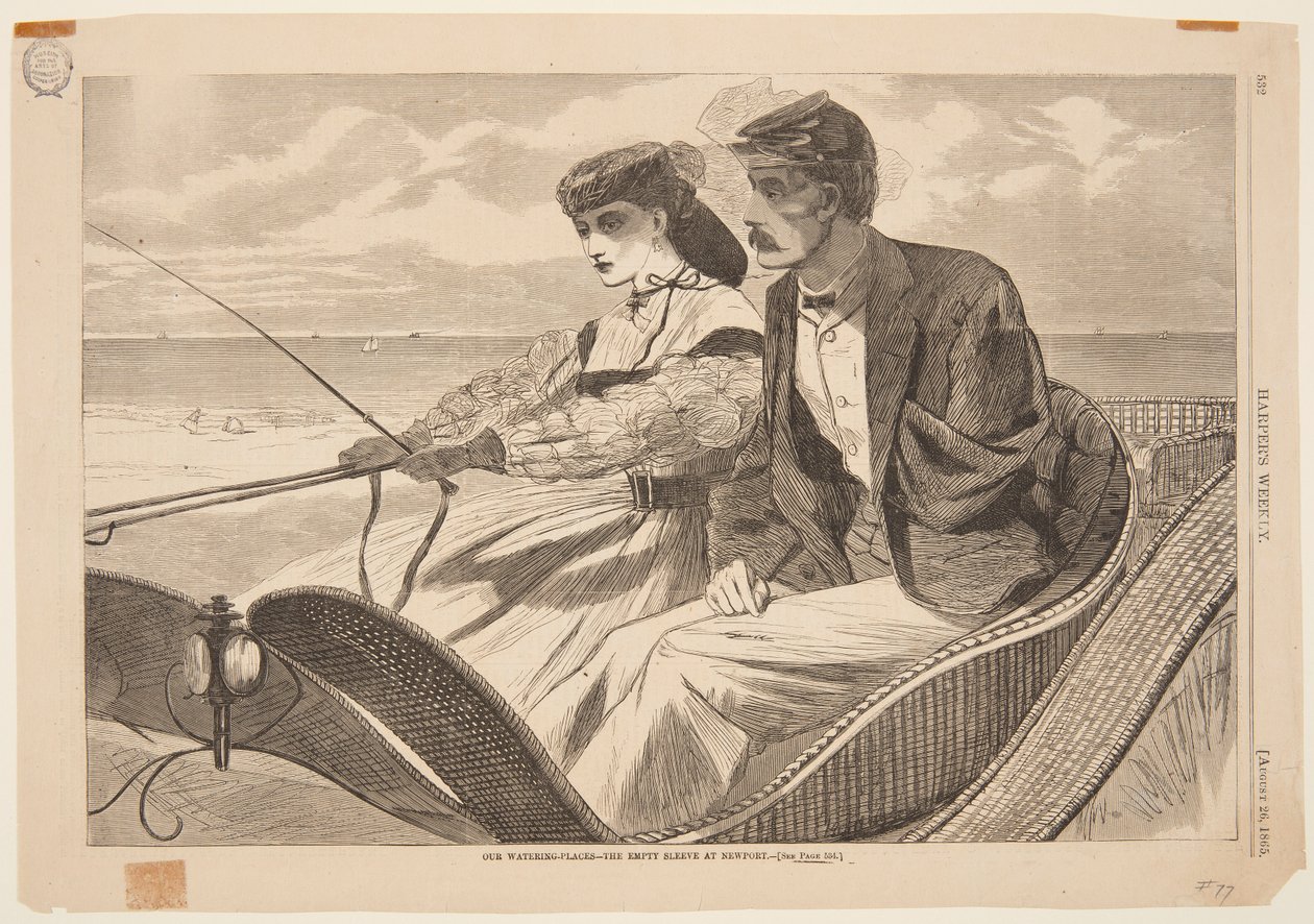 Öntözőhelyeink – Az üres hüvely Newportban alkotó: after Winslow Homer
