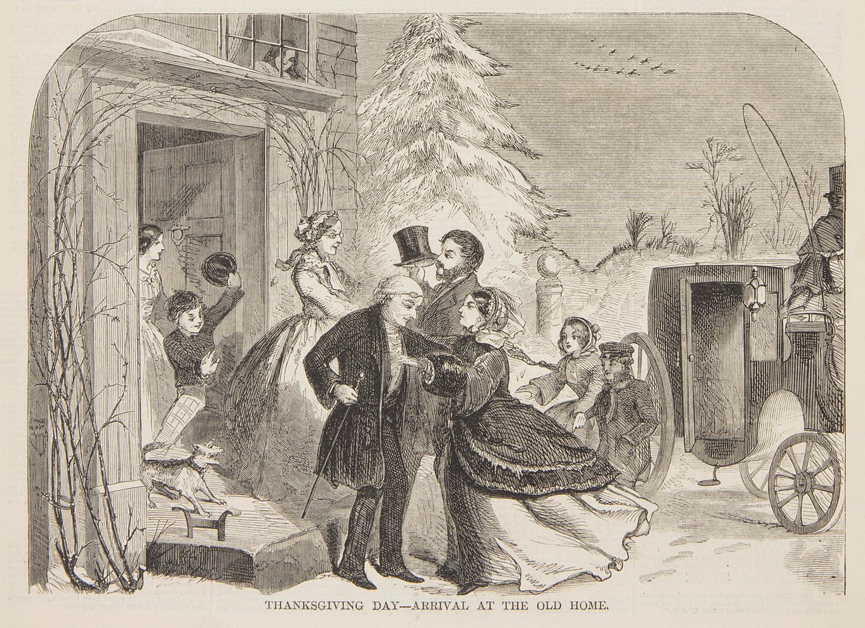 Hálaadás napja – Megérkezés a régi otthonba alkotó: Winslow Homer