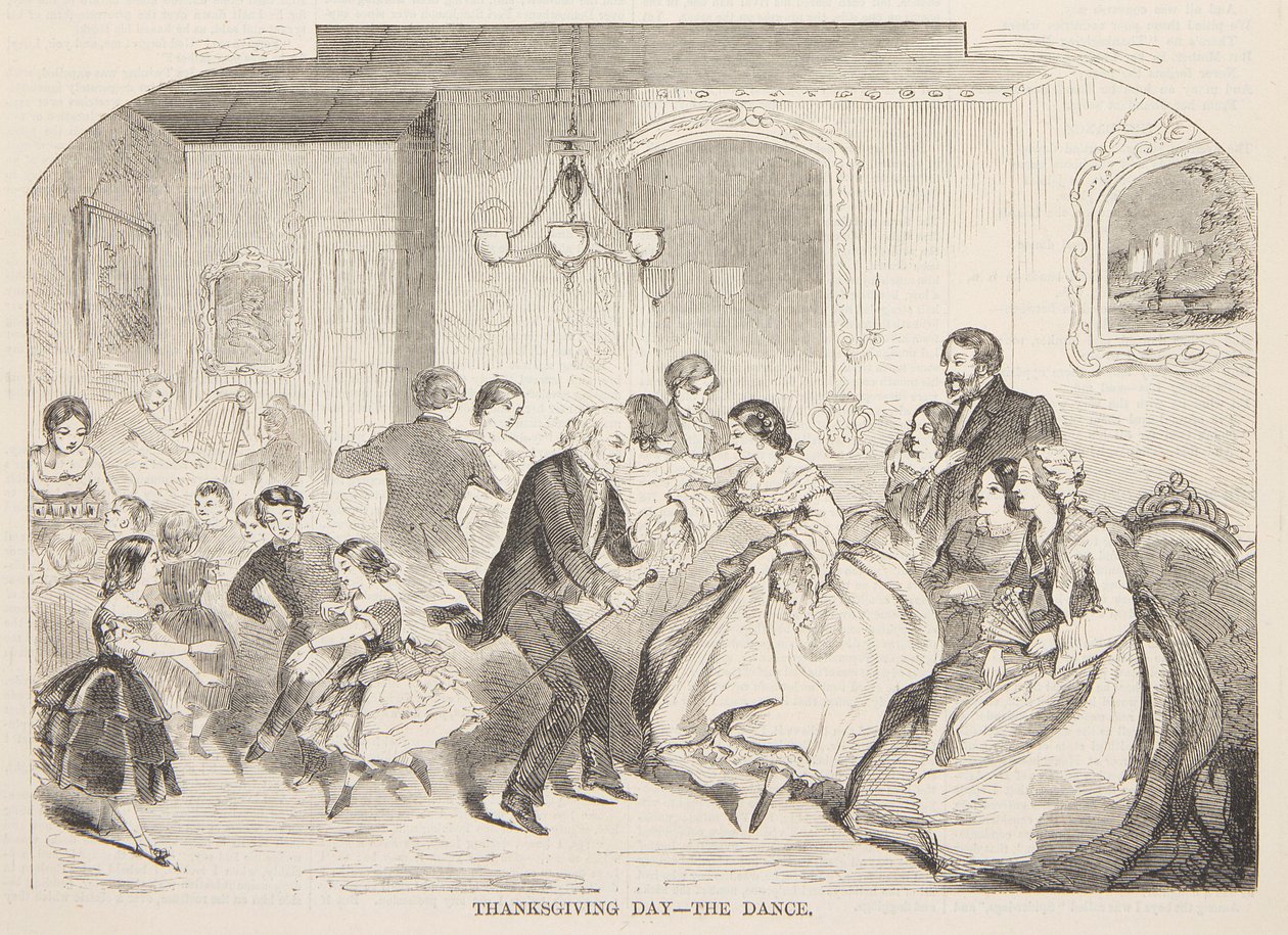 Hálaadás napja – A tánc alkotó: after Winslow Homer