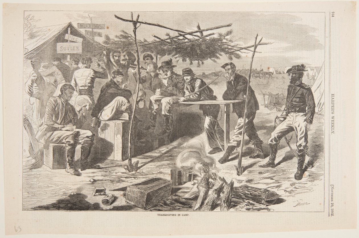 Hálaadás a táborban alkotó: after Winslow Homer