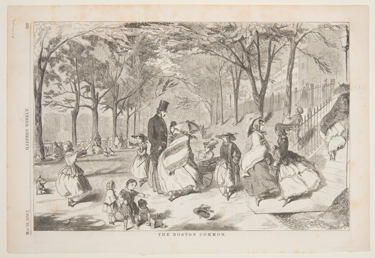 A Boston Common alkotó: after Winslow Homer