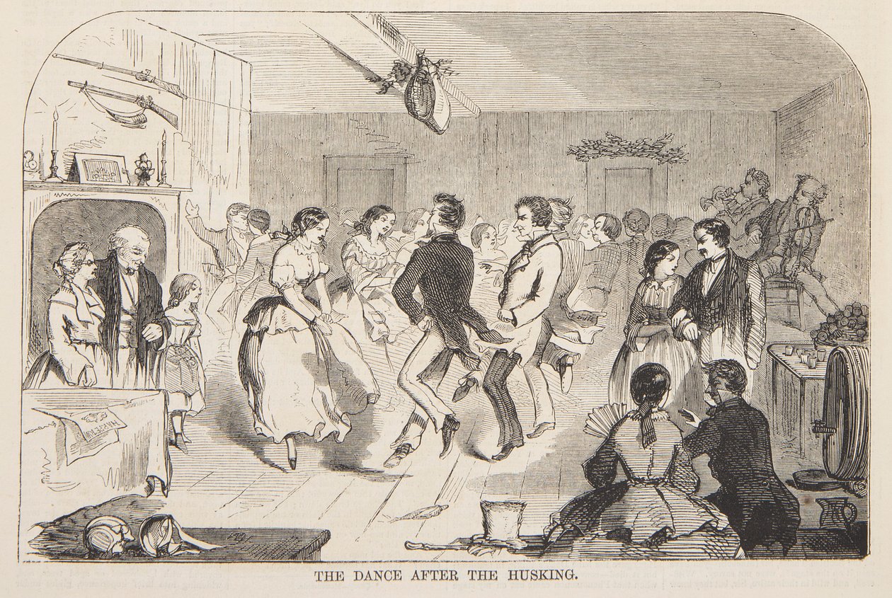 A hántás utáni tánc alkotó: after Winslow Homer