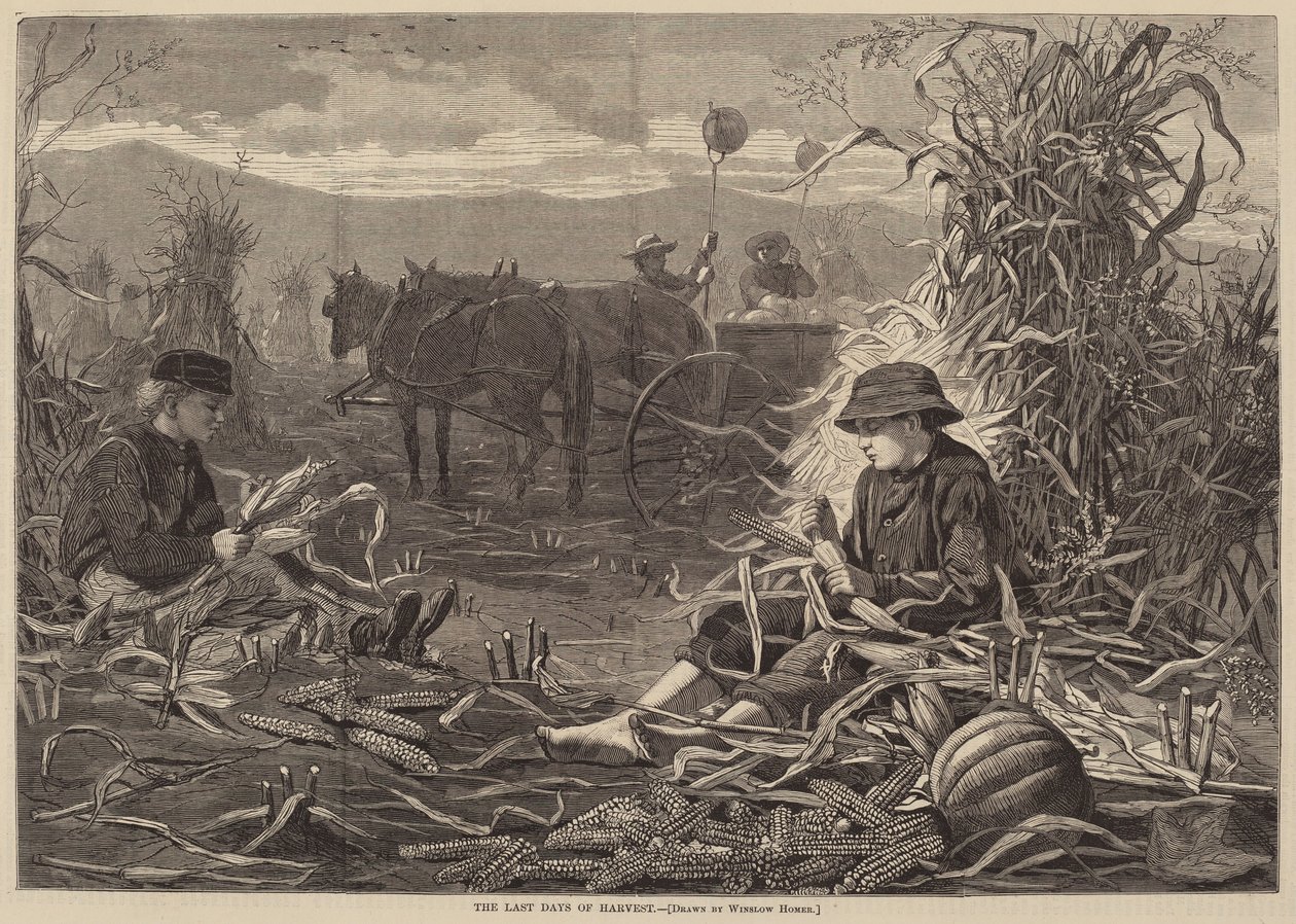 A betakarítás utolsó napjai alkotó: Winslow Homer