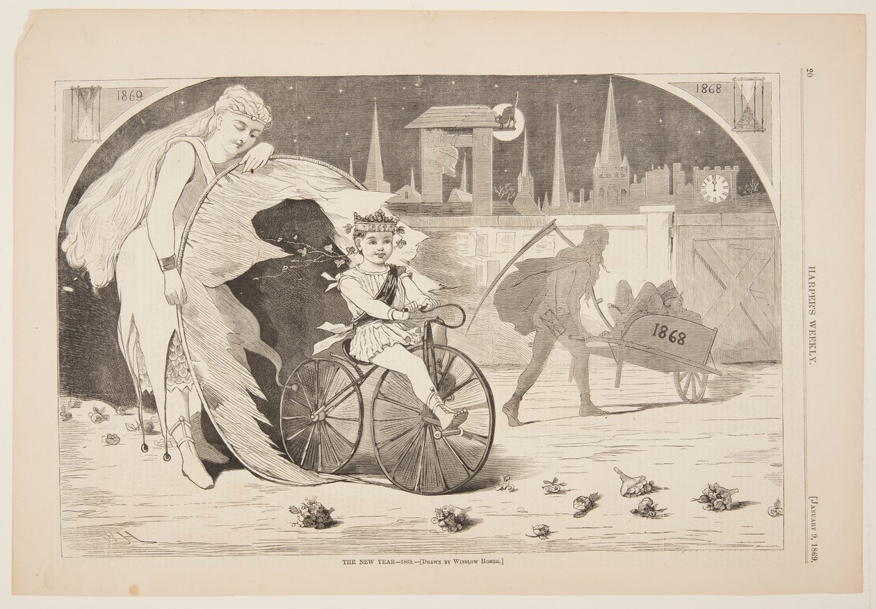 Újév – 1869 alkotó: after Winslow Homer