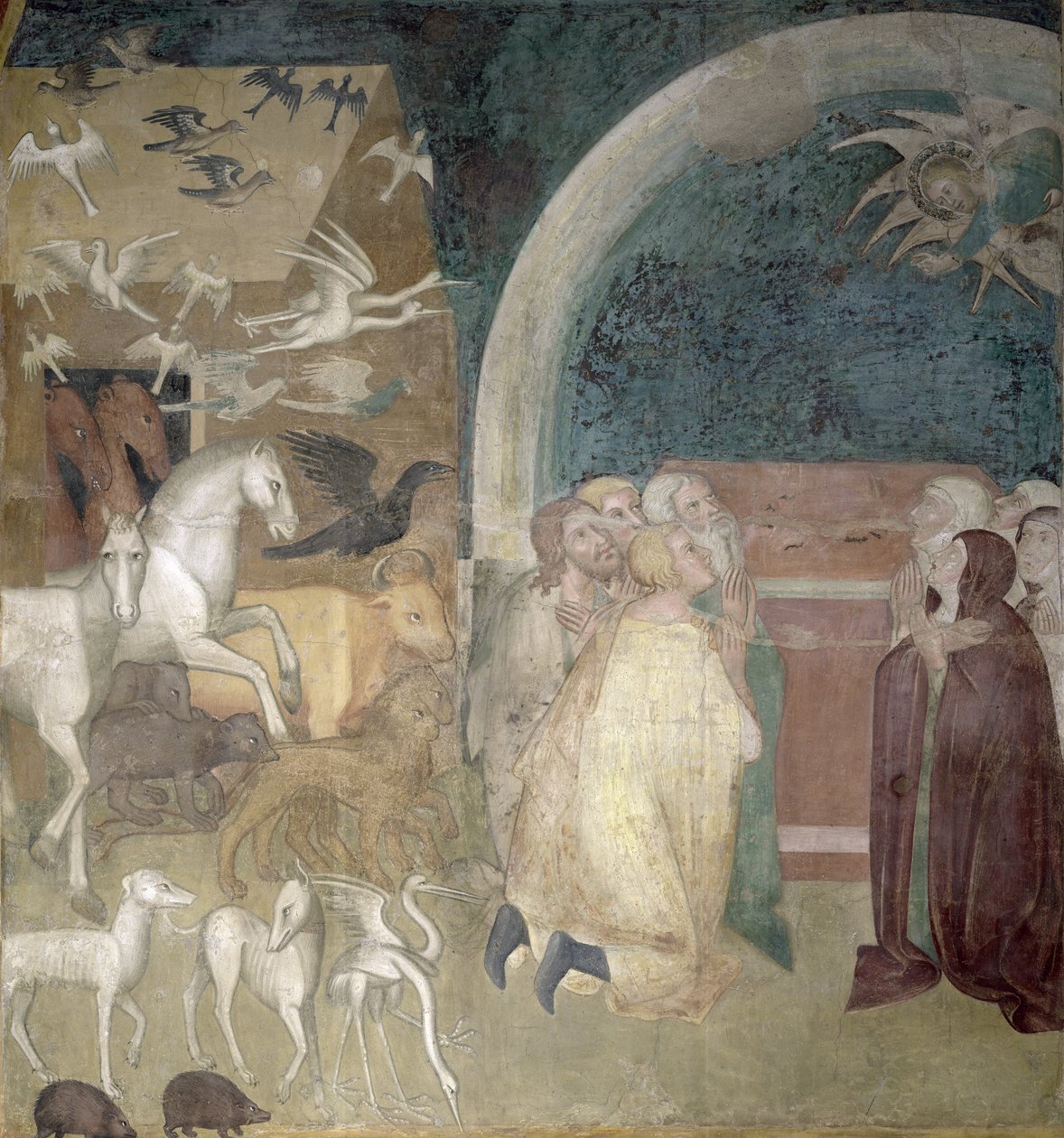 Elhagyva a bárkát, 1356-67 alkotó: also Manfredi de Battilori Bartolo di Fredi