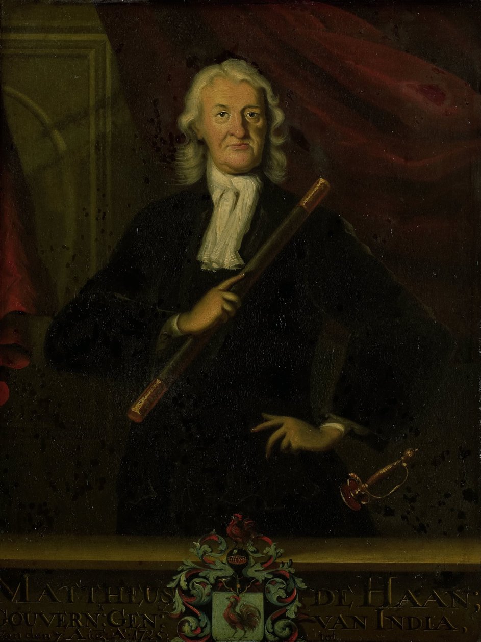 Mattheus de Haan, Holland Kelet-India főkormányzójának portréja alkotó: anonymous (copy after)
