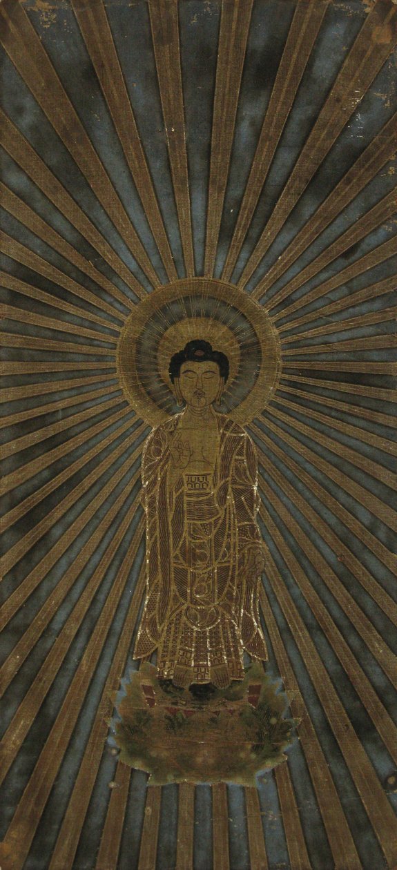 Amida megnyilvánulása a Célszerű Eszközök Dharma-testében alkotó: anonymous 