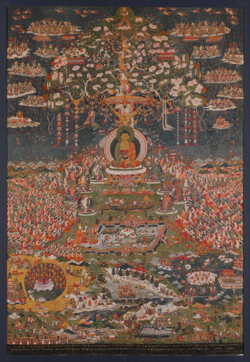 Amitabha, a Nyugati Tiszta Föld Buddhája (Sukhavati) alkotó: anonymous 