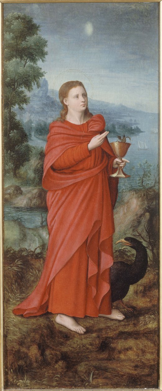 Francia: Saint Jean à Patmos alkotó: anonymous 