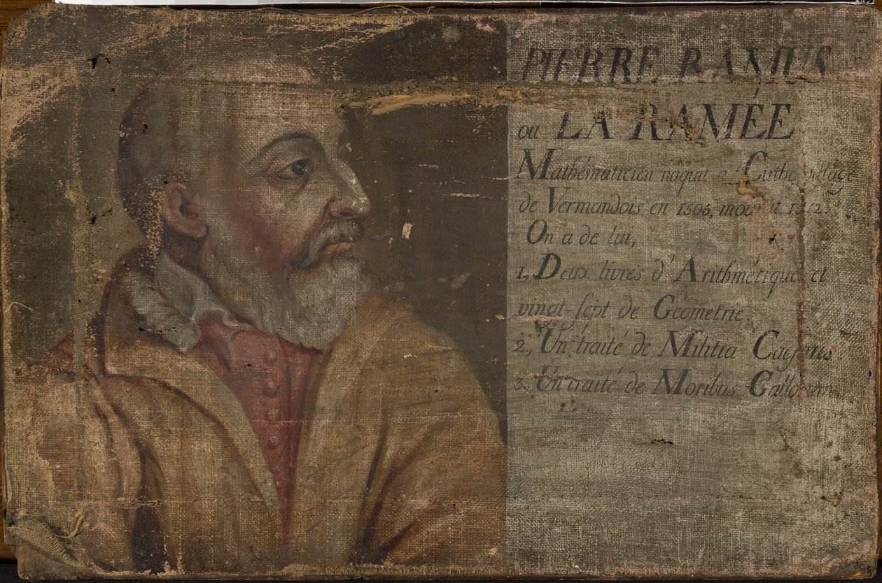 Petrus Ramus matematikus portréja alkotó: anonymous 