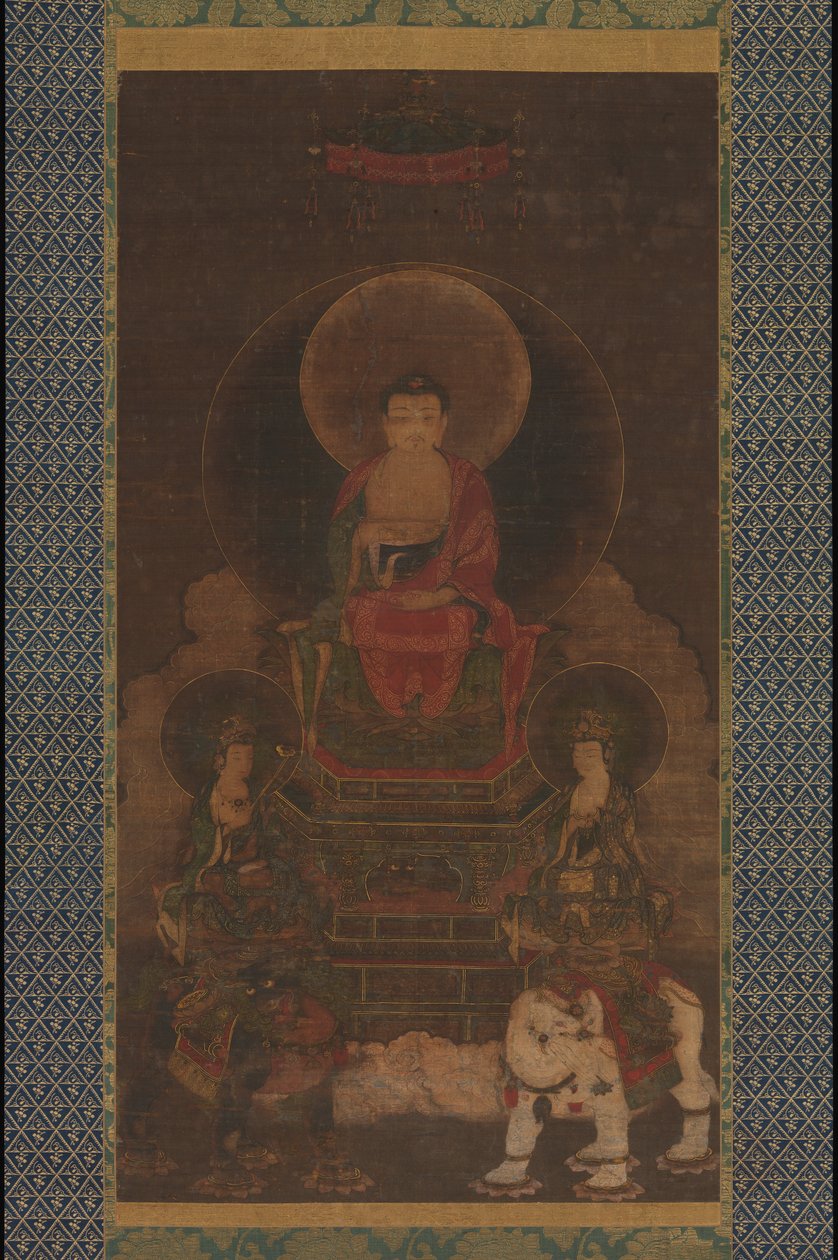 Shaka (Shakyamuni) triász alkotó: anonymous 
