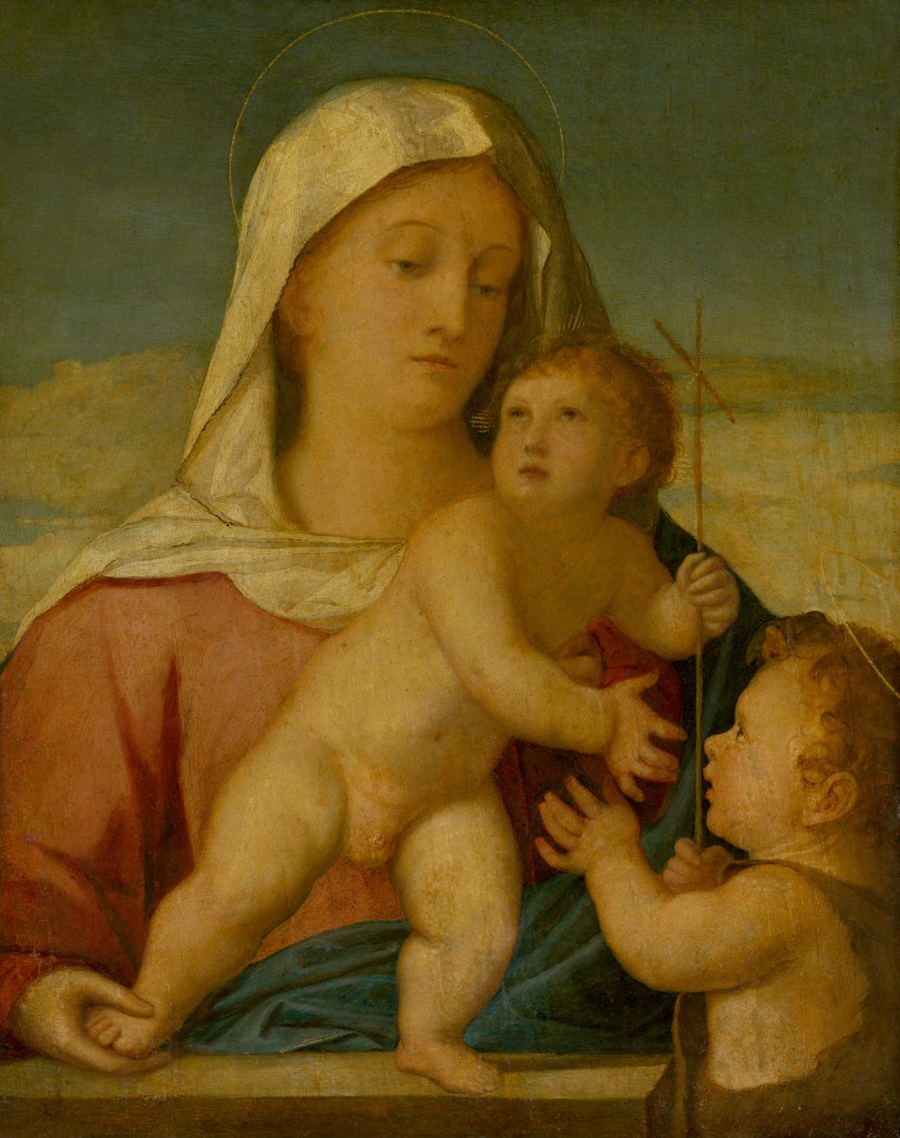 Szlovák: Madonna és gyermeke Keresztelő Szent Jánossal Madonna és gyermeke Keresztelő Szent Jánossal alkotó: anonymous 