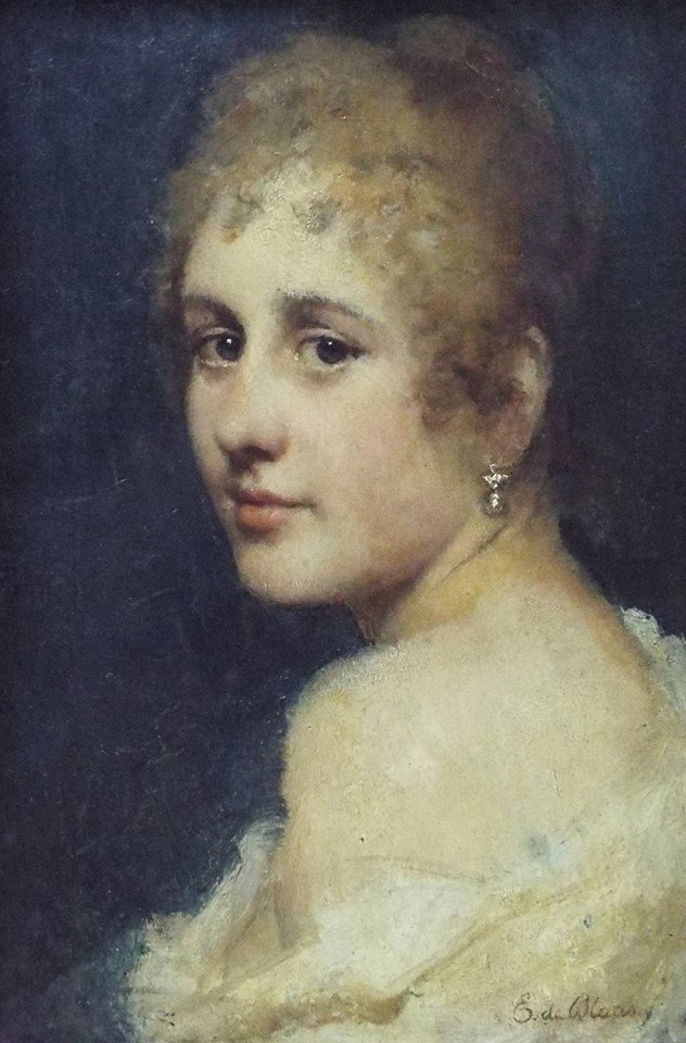 Egy nő portréja alkotó: Eugene de Blaas