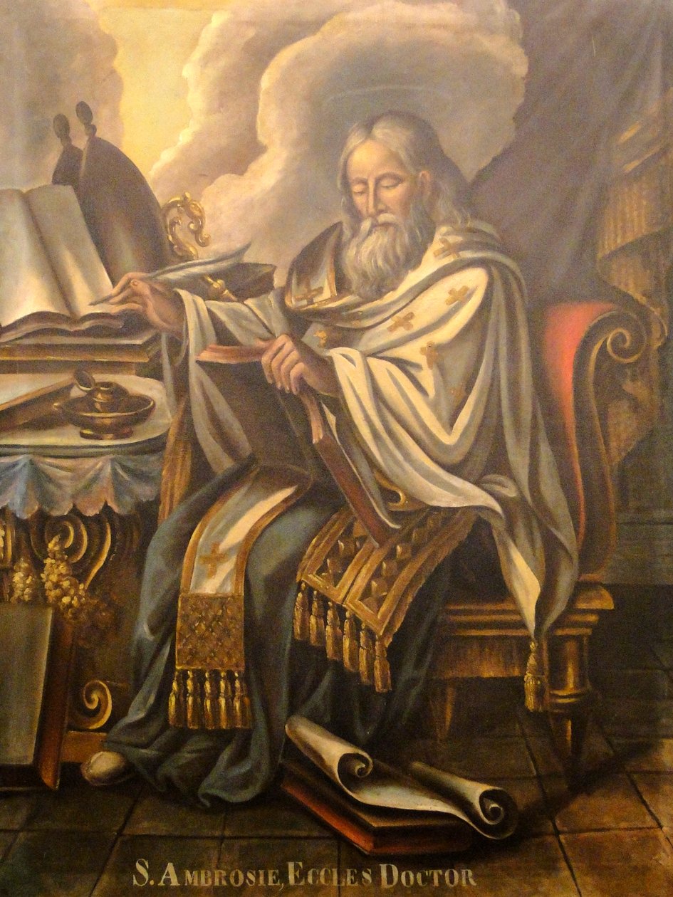 Szent Ambrose alkotó: Jesuino do Monte Carmelo