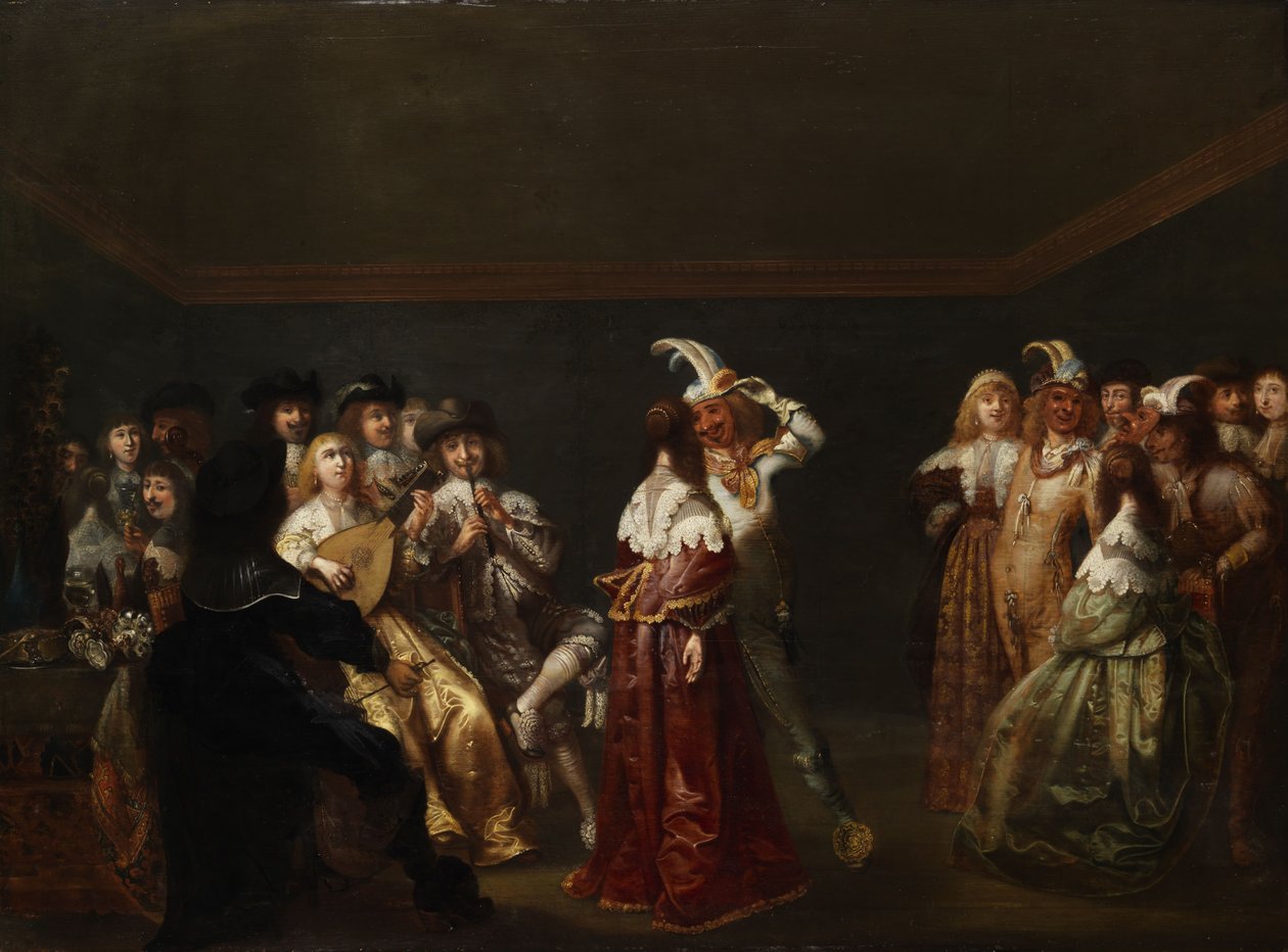 A bolondok tánca alkotó: attributed to Palamedes Palamedesz