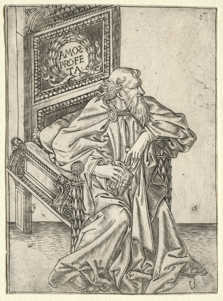 A próféták: Ámosz alkotó: attributed to Baccio Baldini
