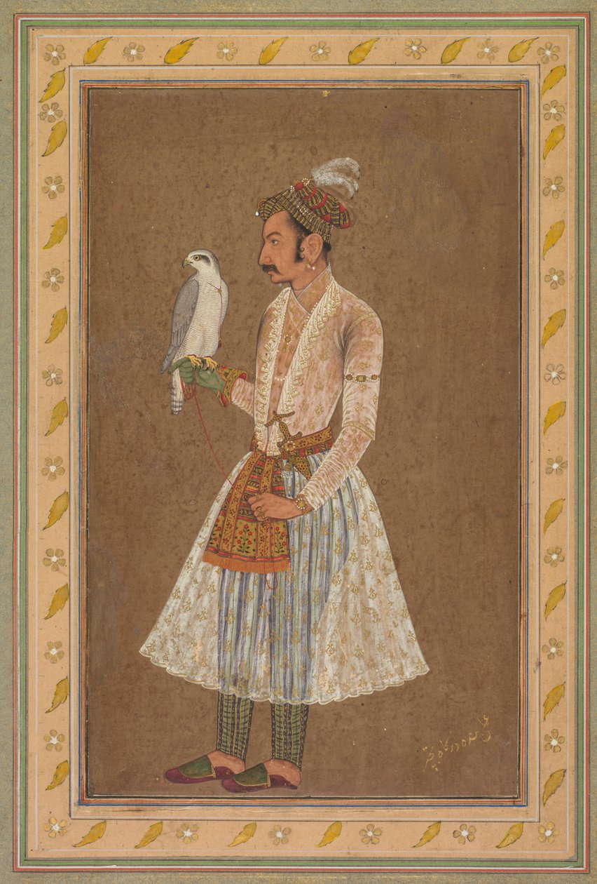 A nurpuri Raja Jagat Singh portréja (uralkodott 1618-46) alkotó: attributed to Bichitr