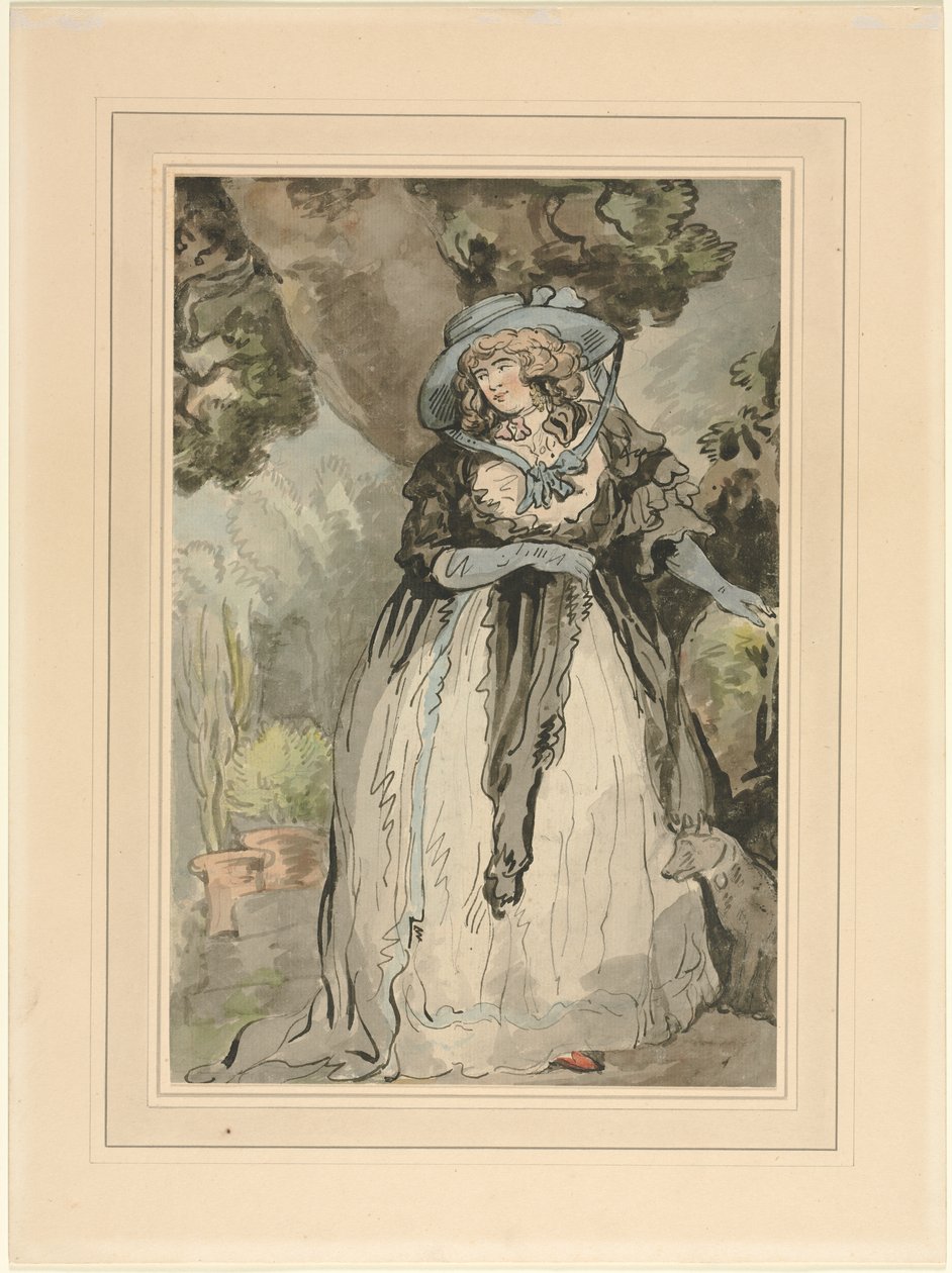 Mrs. Samuel Howitt (született Elizabeth Rowlandaon) alkotó: attributed to George Murgatroyd Woodward