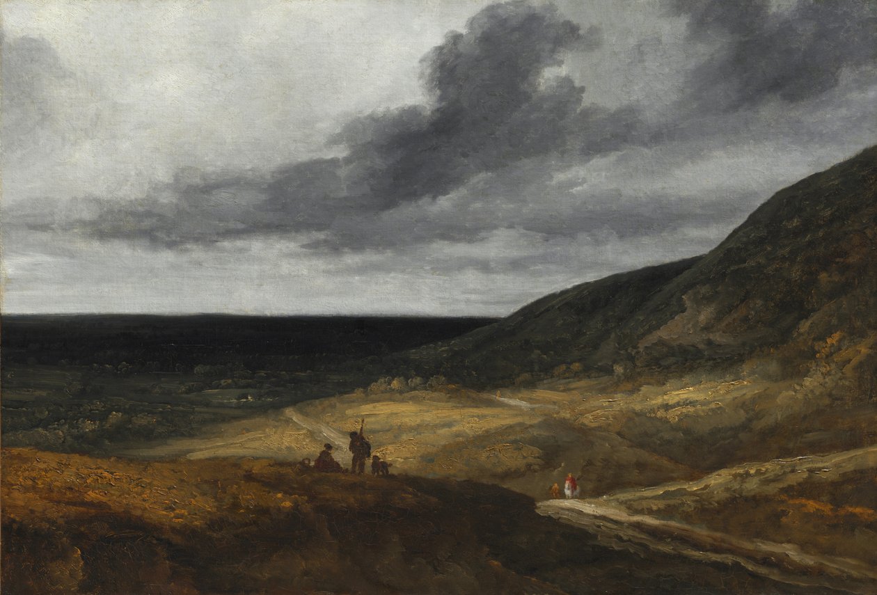 Táj Párizs közelében alkotó: attributed to Georges Michel