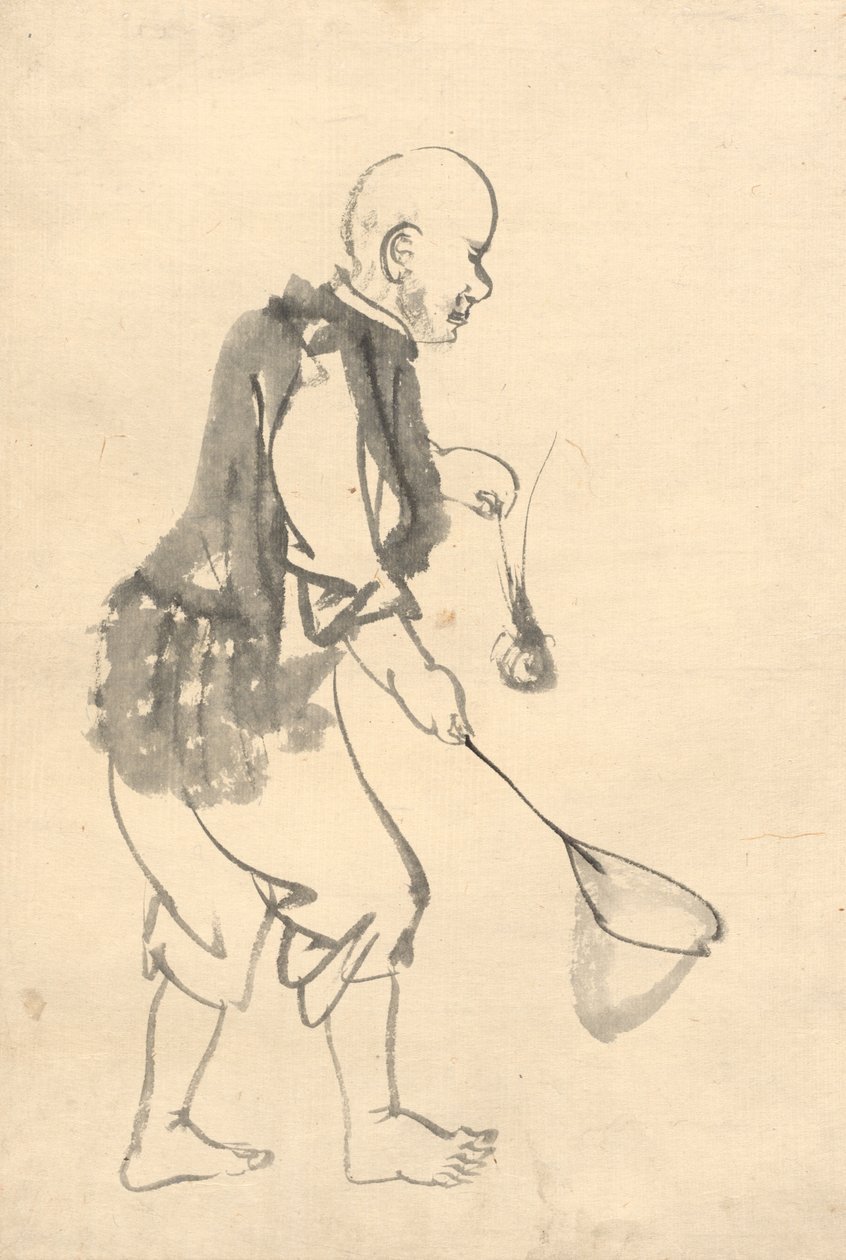 A garnélarák halász alkotó: attributed to Kono Bairei