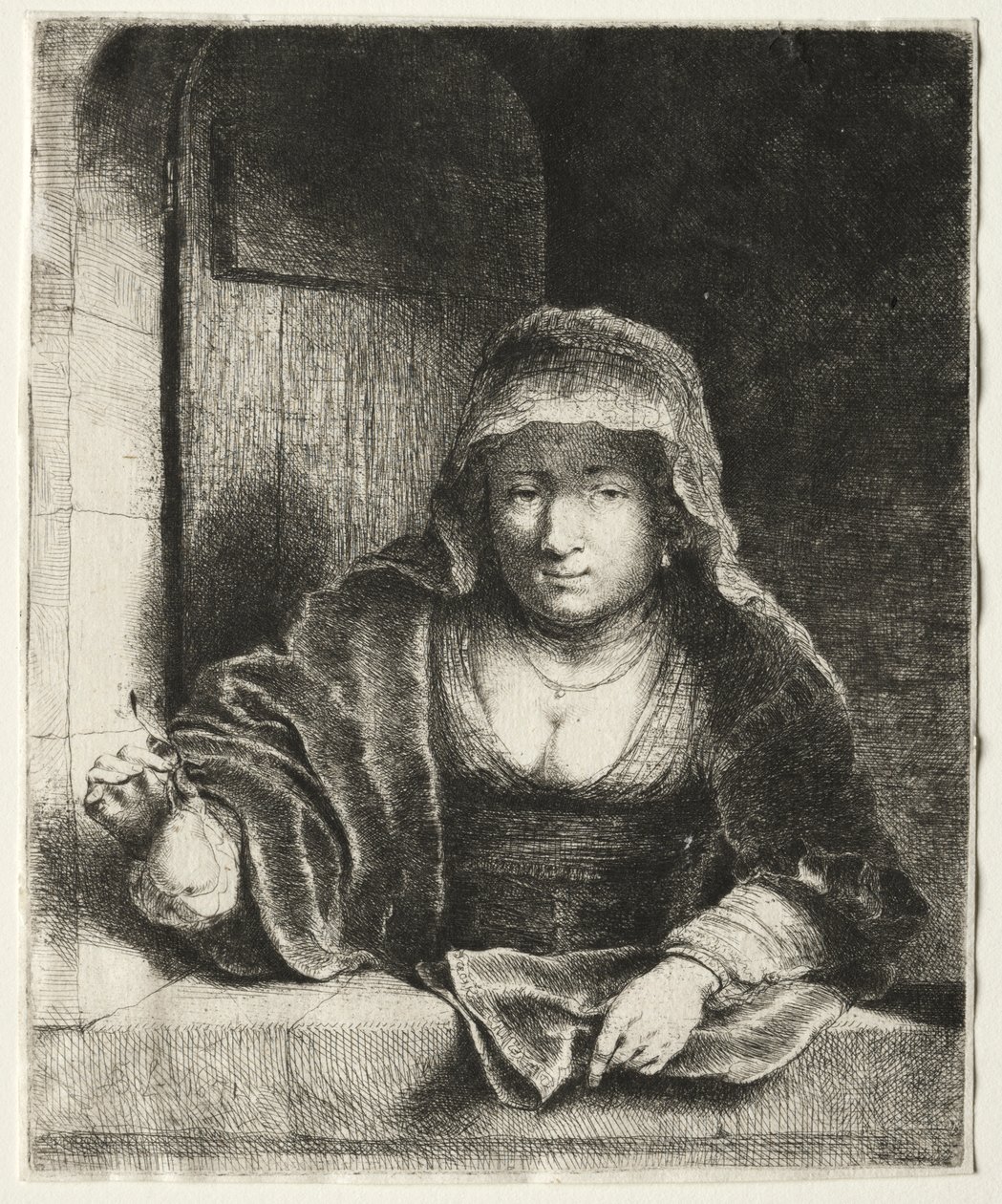A nő a körtével alkotó: attributed to Painter of the Royal Procession